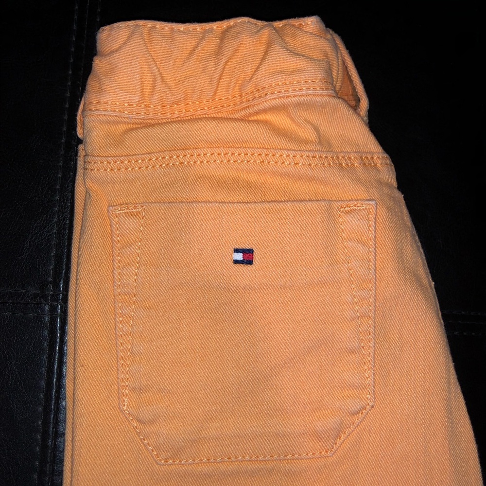 Tommy Hilfiger Orange Skinny Pants for Girls